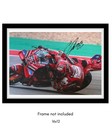 Francesco Bagnaia Hand Signed 16x12 Photo MotoGP Star Ducati #63 Verified COA