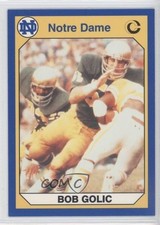 1990 Collegiate Collection University of Notre Dame Bob Golic #83 0y3