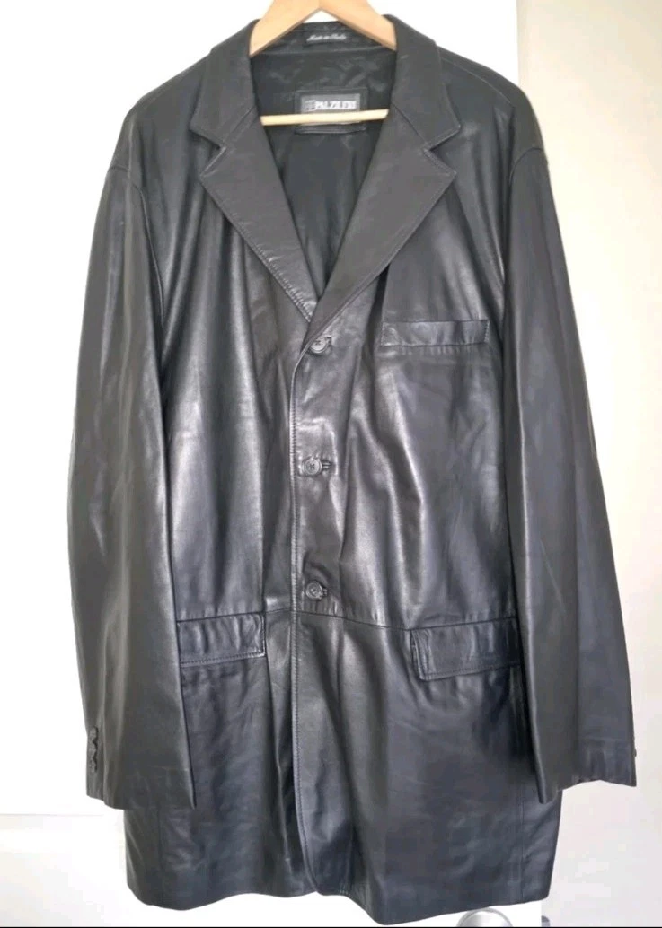 Pal Zileri Coats, Jackets & Vests Leather Outer Shell for Men for