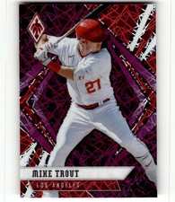 2021 Panini Chronicles Mike Trout Phoenix Purple Velocity #19