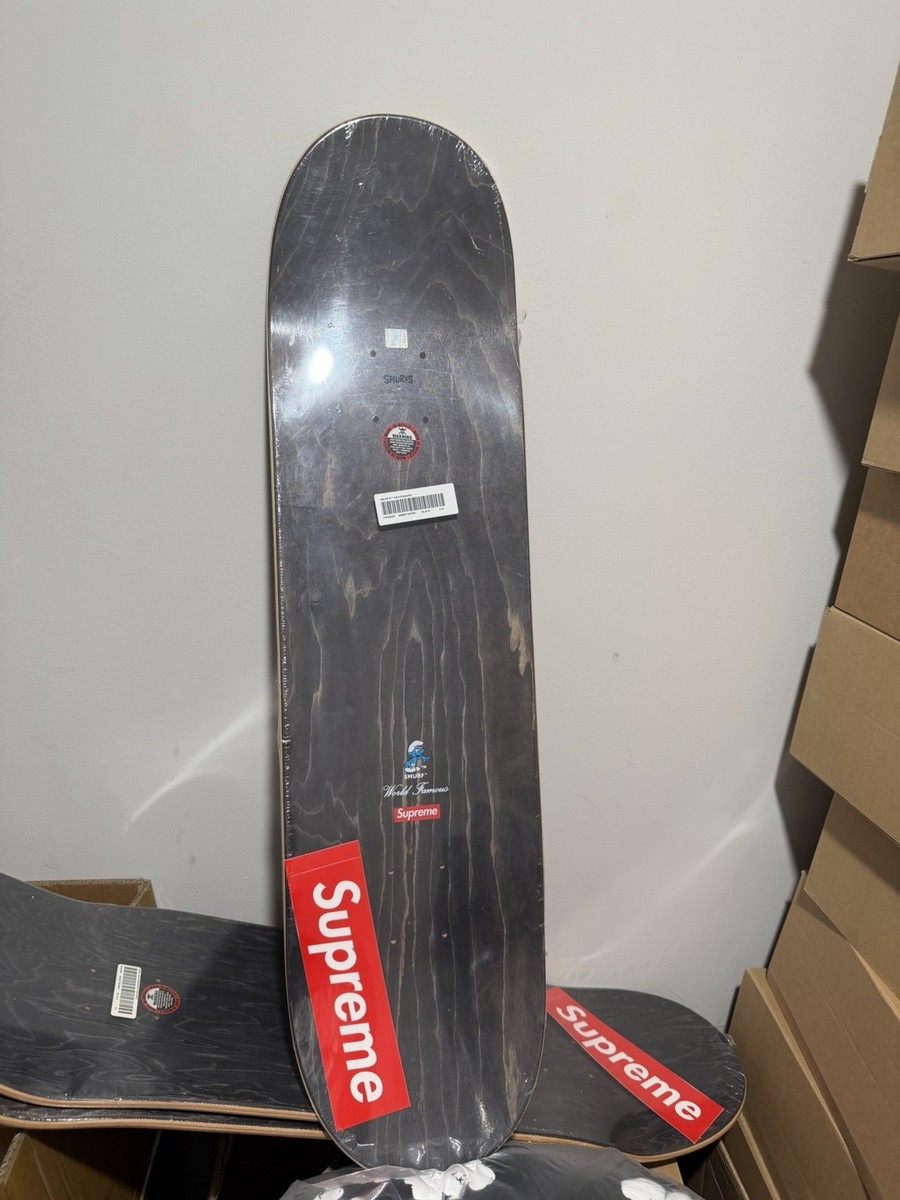 SUPREME X SMURFS SKATEBOARD Bkack FW20 | eBay
