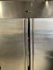 Commercial Stainless Steel Reach-In Refrigerator 2 Section 2 Solid Door