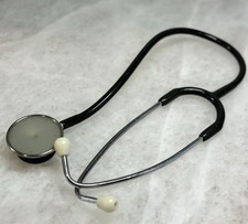 Vintage Littmann 3M Dual Head Stethoscope Gray Made in USA Bell Diaphragm