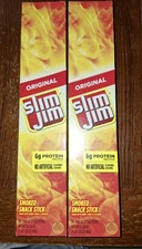  Slim Jim Original Meat -giant. - Two boxes. November date -24 Count each box.