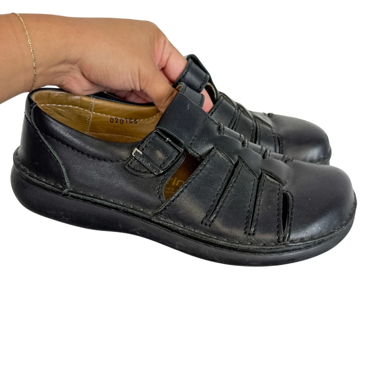 Footprints BIRKENSTOCKブラック ローファー 38 birkenstock footprints 38 products for sale | eBay