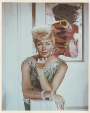 Lana Turner 1960's Glamour Portrait Vintage 8x10 Color Photo from transparency