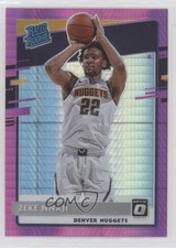 2020-21 Panini Donruss Optic Rated Rookie Hyper Pink Prizm Zeke Nnaji #172 w5c