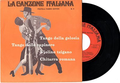 OSCAR CARBONI Luciano Virgili CARLO BUTI disco 45 giri LA CANZONE ITALIANA
