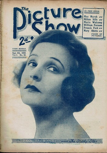 Picture Show September 6th 1919 Norma Talmadge Mae Marsh - 第 1/8 張圖片