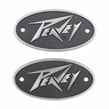 PEAVEY logo badge replacement piece plastic oval 97mm 3.81" X49mm 1.92"