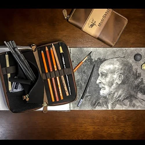Pencil case on sale for artists