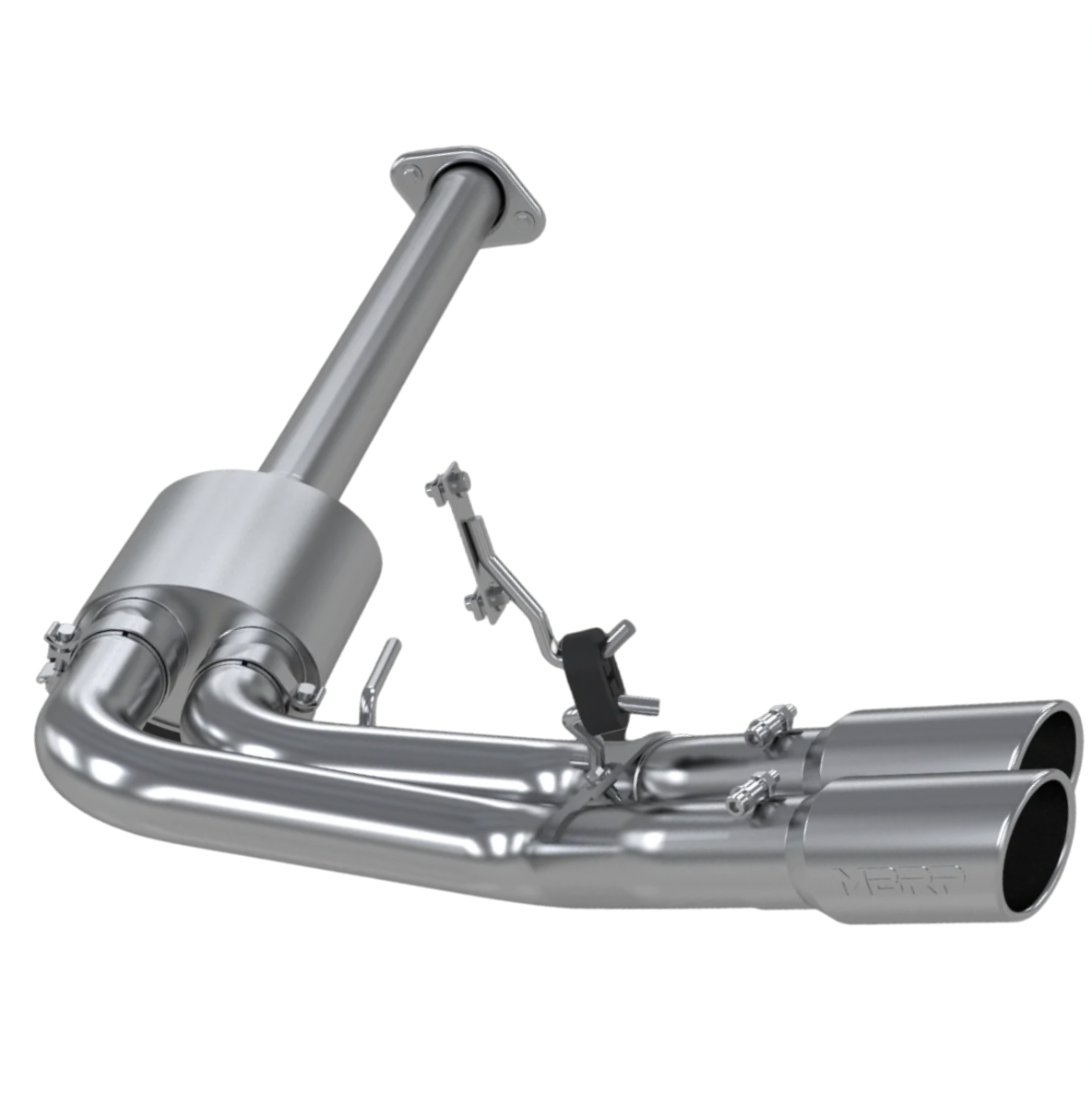 MBRP 3in Cat-Back Pre-Axle Dual Outlet Exhaust w/ 4in OD Tips | Ford F150 (15-20) (S5262AL)