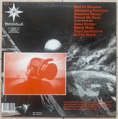 MINISTER OF NOISE - Hell In Heaven LP UK 1990 Dub Industrial Peaceville - Imagen 2 de 3
