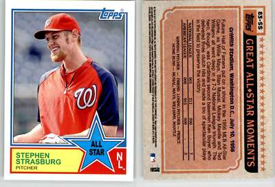 Stephen Strasburg 2013 Archives 1983 All-Stars 83-SS Nationals