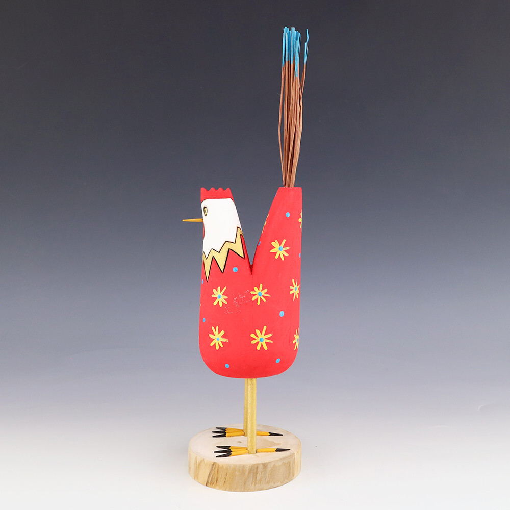 NATIVE AMERICAN NAVAJO FOLK ART CHICKEN BY RAY & ORLEEN LANSING | eBay