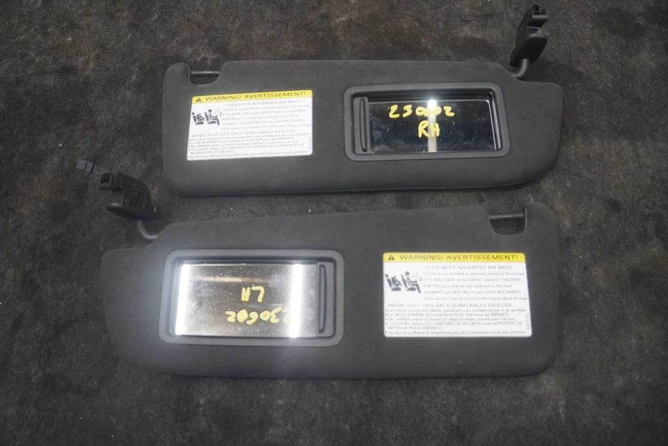 Juego 2 espejos retrovisores parasol izquierdo derecho 4H0857551F 25M OEM Audi S8 2013-17 A8 Foto 2 de 4