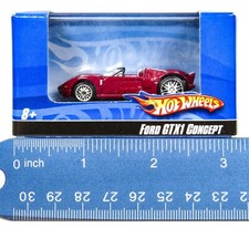 Hot Wheels Ford Gtx1 Concept Red 187 Scale Diecast W Display Case 15 Yo 2007