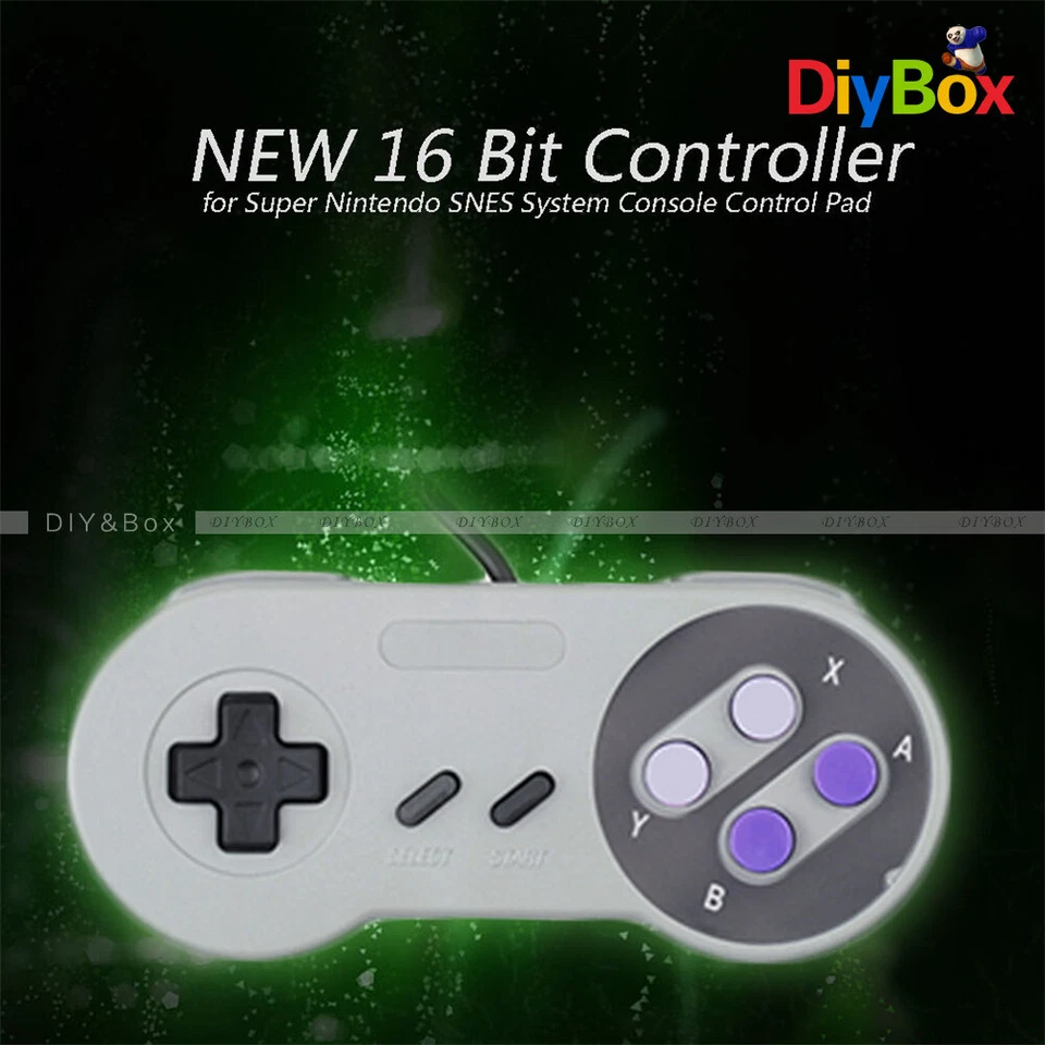 16 Bit Controller for Super Nintendo SNES System Console Control Pad - Image 3 of 4