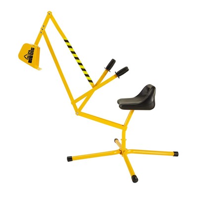 The Big Dig Sandbox Digger Excavator Crane with 360 Degree Rotation with Base...