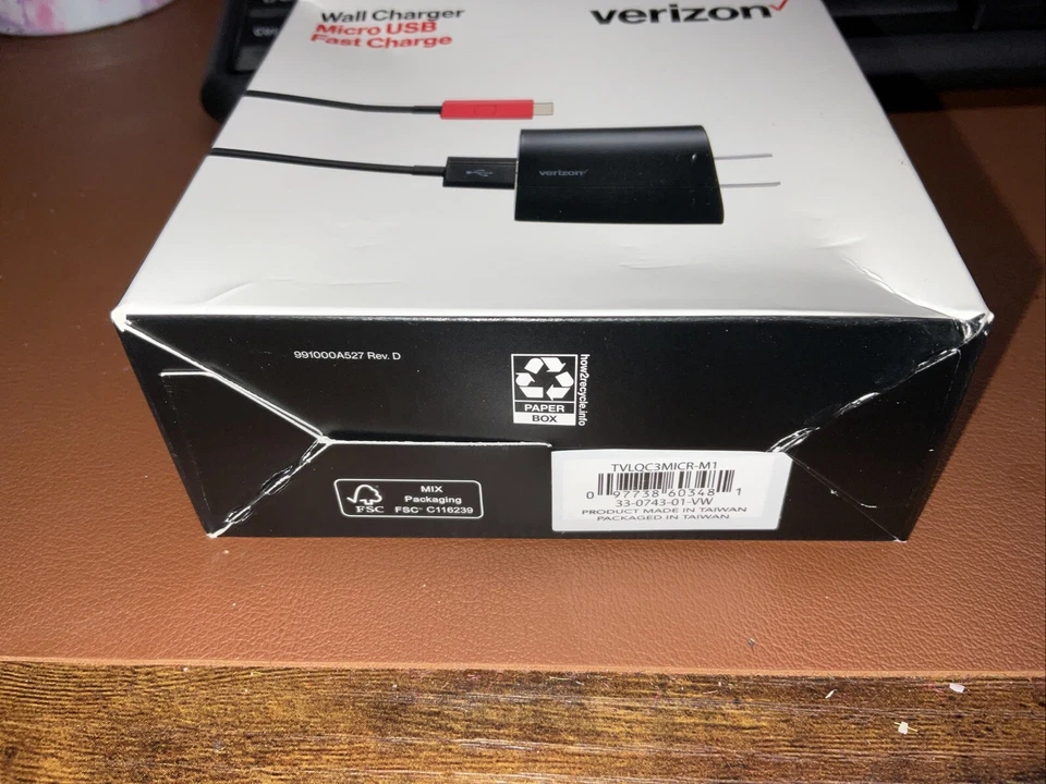 OEM Verizon LOGO Micro-USB Fast Home Charger for Samsung Motorola LG HTC Tablets - Image 3 of 4
