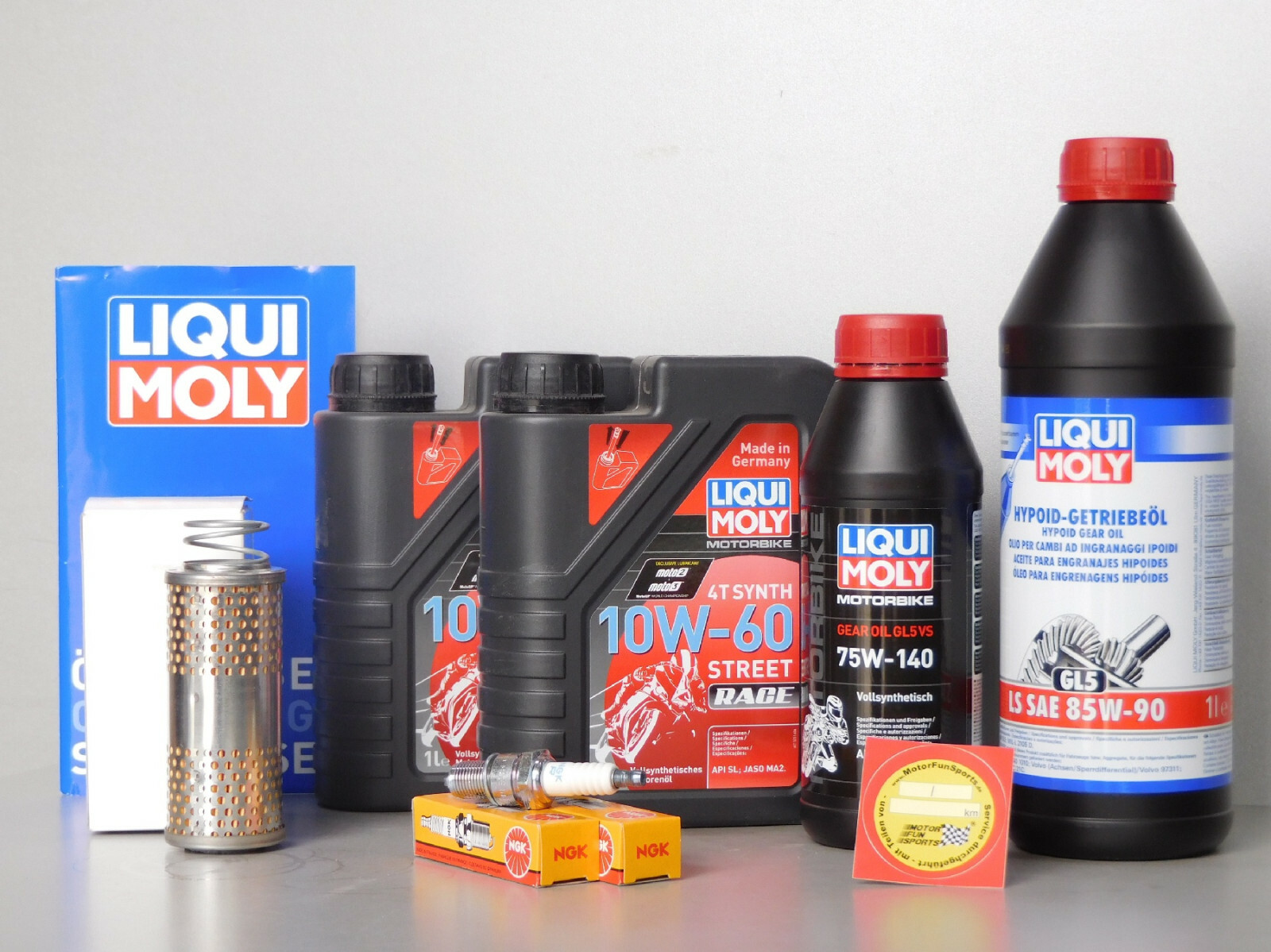Maintenance Set Moto Guzzi V7 750 Cafe Classic Inspection Oil Spark Plug Filter