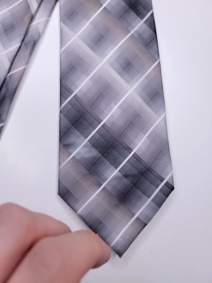 John Ashford Mens Formal Necktie 59"Lx3.5"W Gray Neck Tie - Image 2 of 4