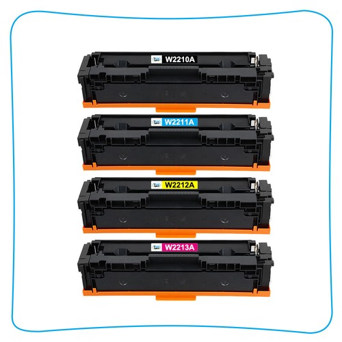 8x Toner Kompatibel für HP 207A LaserJet Pro M255dw MFP M283fdw M282nw Kein Chip - Afbeelding 5 van 10
