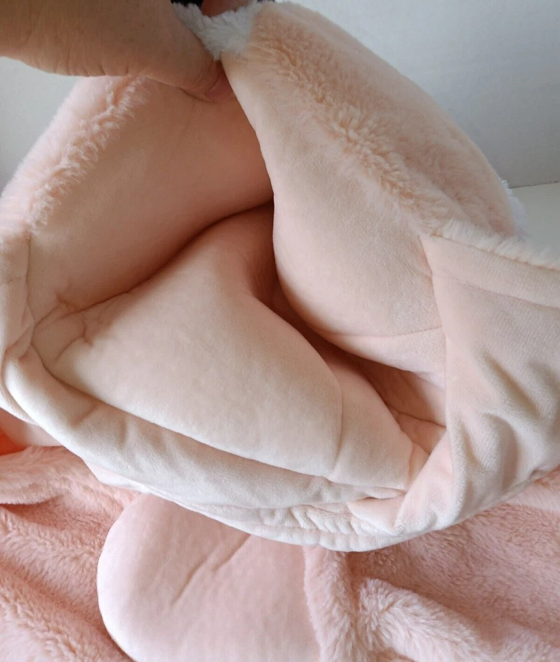 Koala Cabeza Capucha Mitón Estilo Manta Almohada Fuerte Niños Cálido Invierno Diversión Rosa Foto 4 de 4