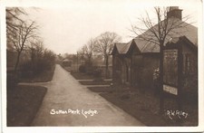 Sutton near Keighley. Sutton Park Lodge by R.W.Riley.