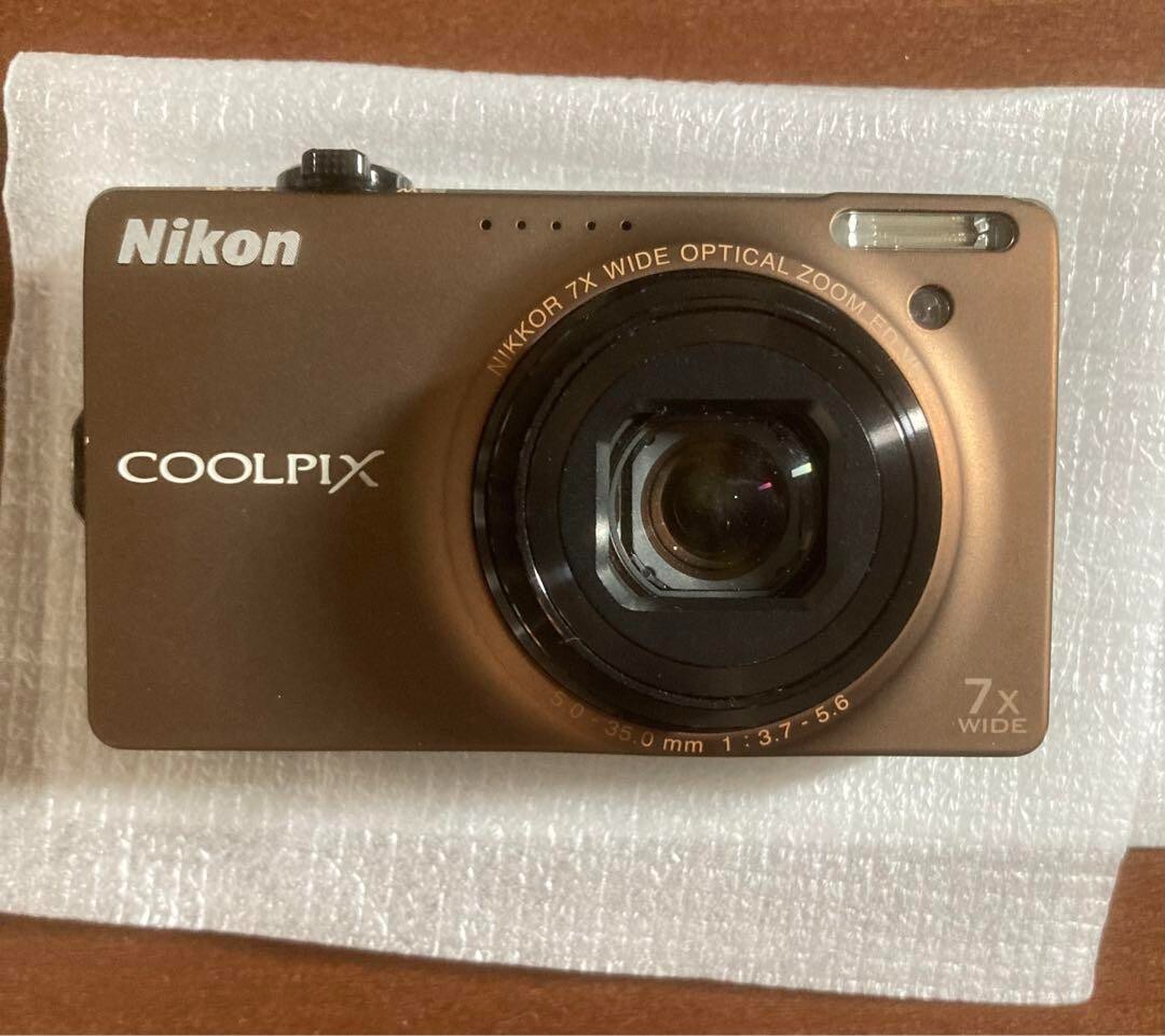 Nikon COOLPIX S6000 ブラウン Nikon COOLPIX S6000 Digital Camera 7x Optical Zoom JAPAN