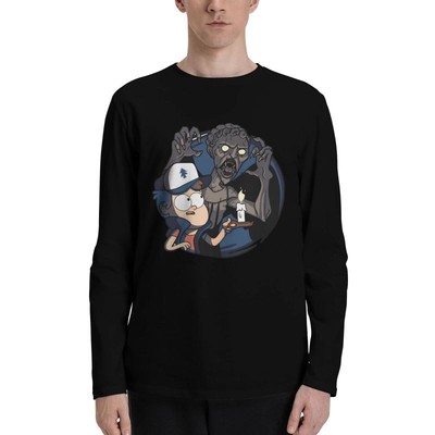 Gravity Falls Men's Long Sleeve T Shirt Cotton Tee