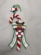 skagway alaska 2023 twisted candycane christmas ornament fish