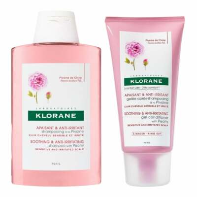 DUO Klorane Shampoo 200ml + Conditioner 200ml Pfingstrose 