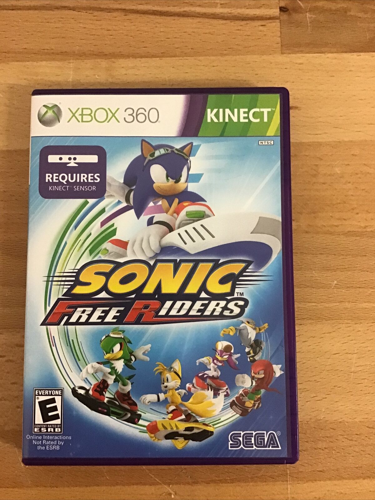 Sonic Free Riders — Complete! Fast Shipping! (Xbox 360, 2010) Kinect  10086680492