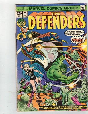 The Defenders #29   (Marvel Comics 1975)  G/VG