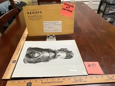 1960s PRATT AND WHITNEY ENGINE PROOF/PHOTO 11X14 (SOUTHERN N.E. TOPOGRAPHIC) #17