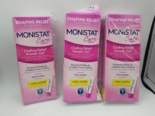 Monistat Complete Care Chafing Relief Powder Gel 1.5oz (3 Pack) Exp 08/25 