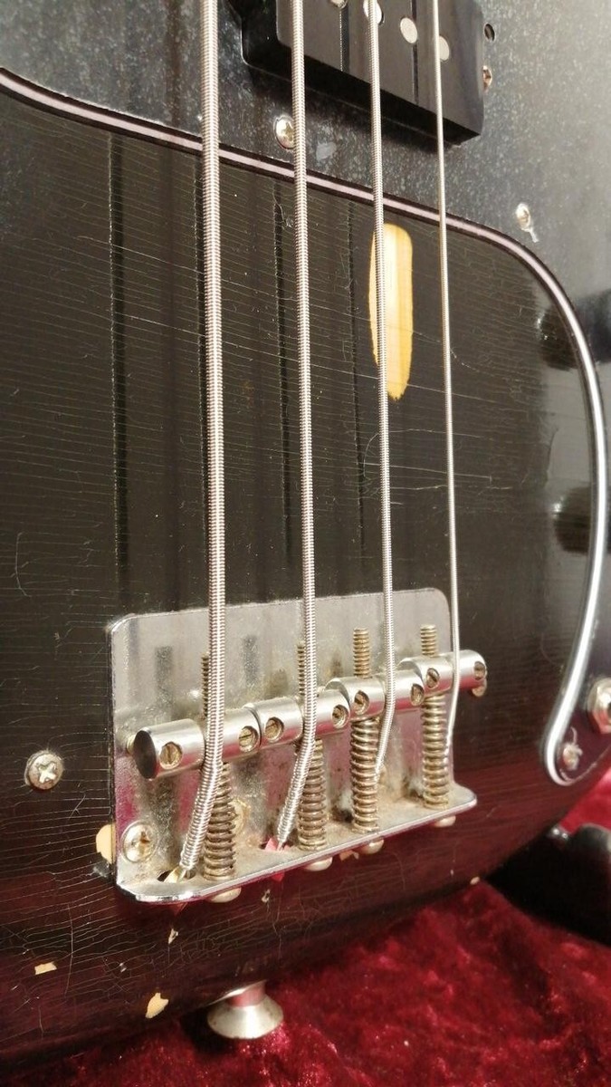 Fender 1976 Precision Bass Black Made in USA Vintage