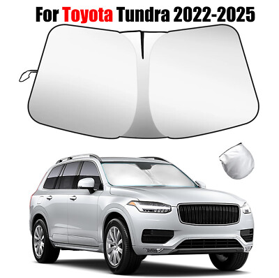 Fit For Toyota Tundra 2022-2025 Car Front Windshield Sun Shade UV Block Cover