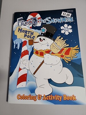2011 Frosty the Snowman Coloring & Activity Book Unused PB7
