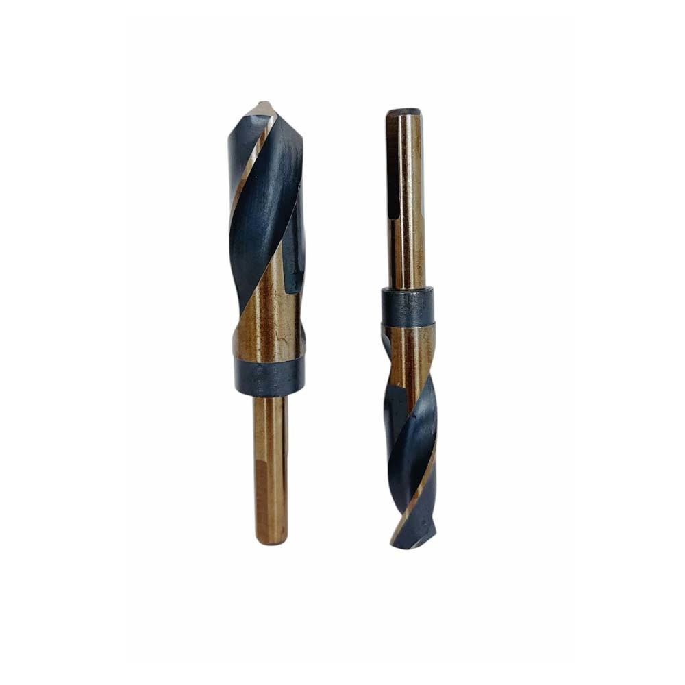 17 Pc HSS Cobalt Silver & Deming Drill Bit Set 1/2'' Reduced Shank