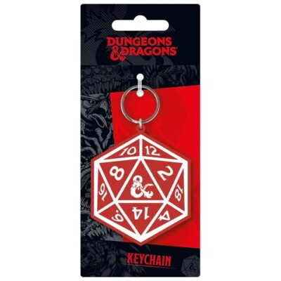 Gummi Schlüsselanhänger Dungeons & Dragons - Dice Rubber Keyring RK39442
