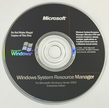 System Resource Manager 2003 CD For Microsoft Windows Server Enterprise Edition