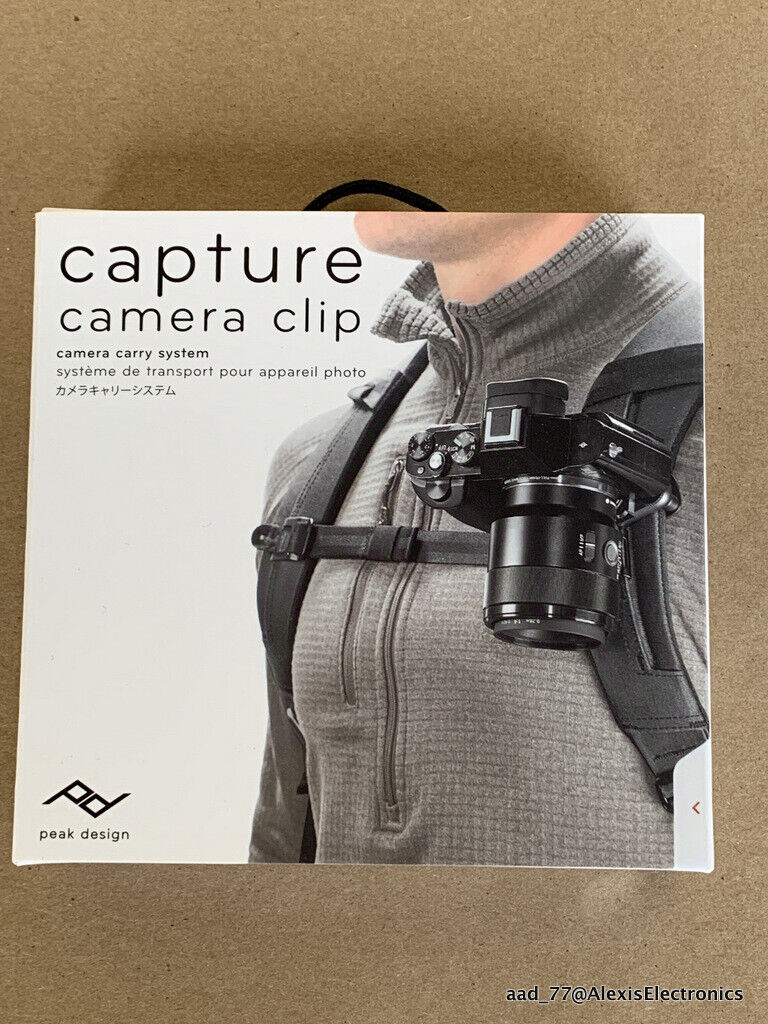  Peak Design Capture Camera Clip V3 (Black with Plate