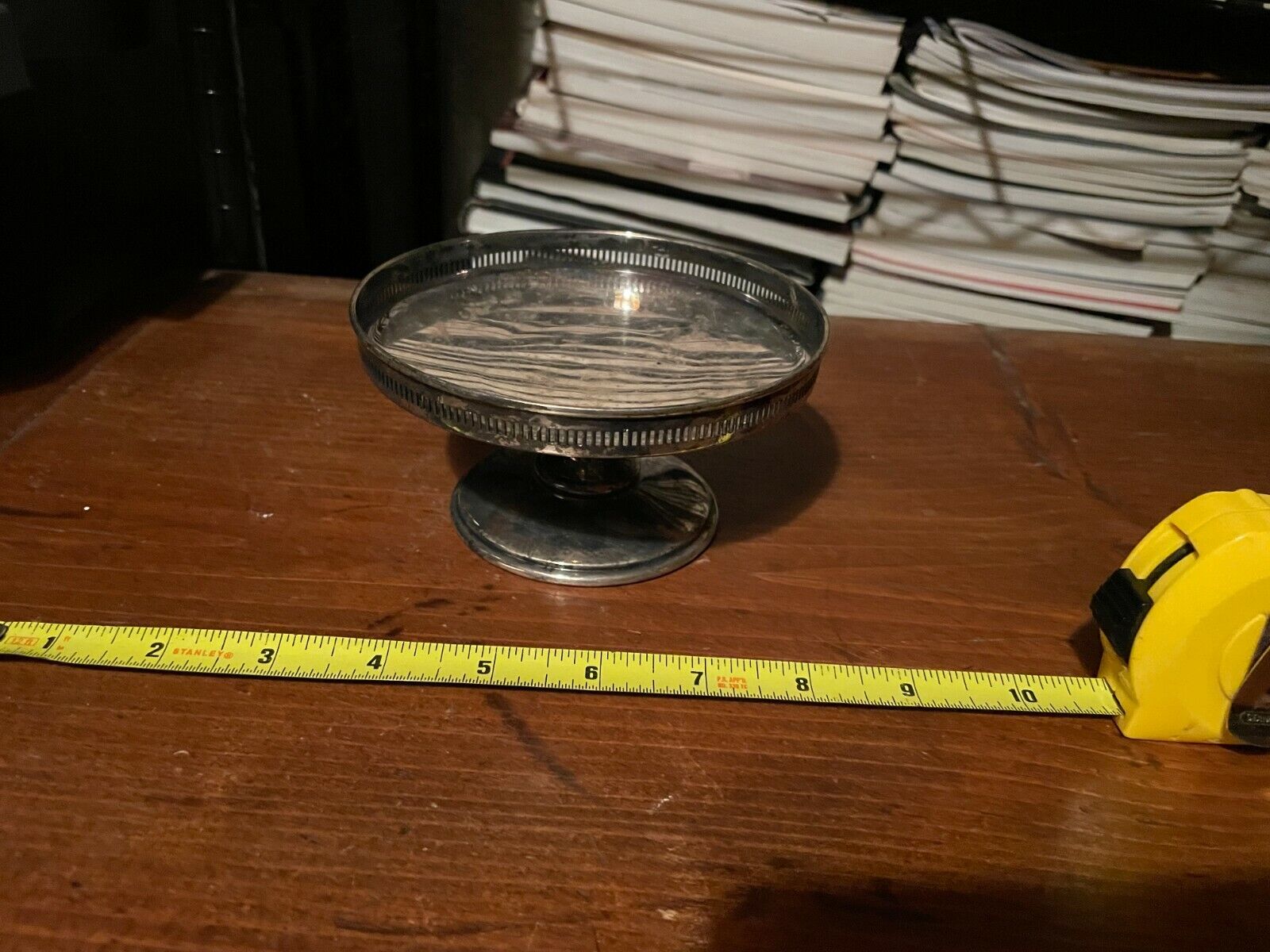 19th or 20th Century Silver Plate Stand - American