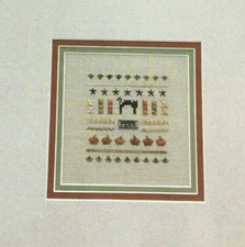 Heart in Hand Cross Stitch Pattern Pocket Sampler: Boo! Halloween