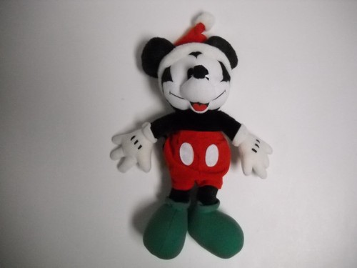 Gund Christmas Mickey Mouse 14.5" Plush W/ Santa Hat and Green Shoes Rare VHTF! - Picture 5 of 6
