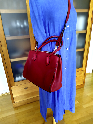 NEU* ABRO* tolle Handtasche* cross body* Leder* schöne Farbe