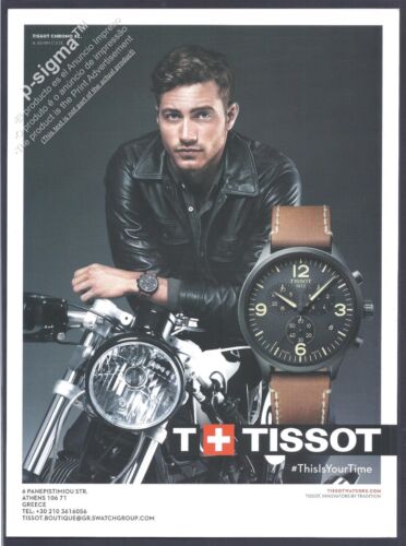 TISSOT CHRONO XL watch -2018 Print Ad | eBay