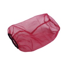 Universal Car Cold Air Intake Filter Protect Sock Cover Dustproof Filter 9 Red